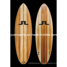 Tabla de surf con superficie de chapa de madera, Stand Up Paddle Board